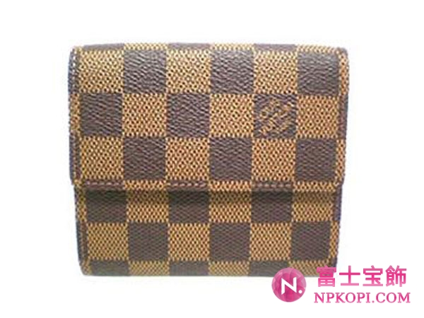 (LOUIS VUITTON)ルイヴィトン ブランドコピー ダミエ財布 Wホック ポルトフォイユエリーズ N61654